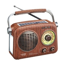 Gelielim Retro Radio Bluetooth Speaker with Clear Sound, Portable Radio AM FM