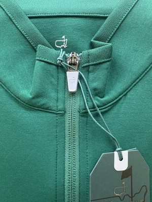 2026 Masters Tech XL Green Solid Quarter 1/4 Zip Golf Pullover