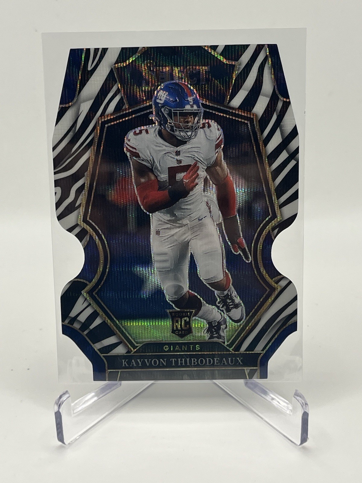 2022 Panini Select Kayvon Thibodeaux #175 Zebra Die-Cut Rookie Card 🔥SSP