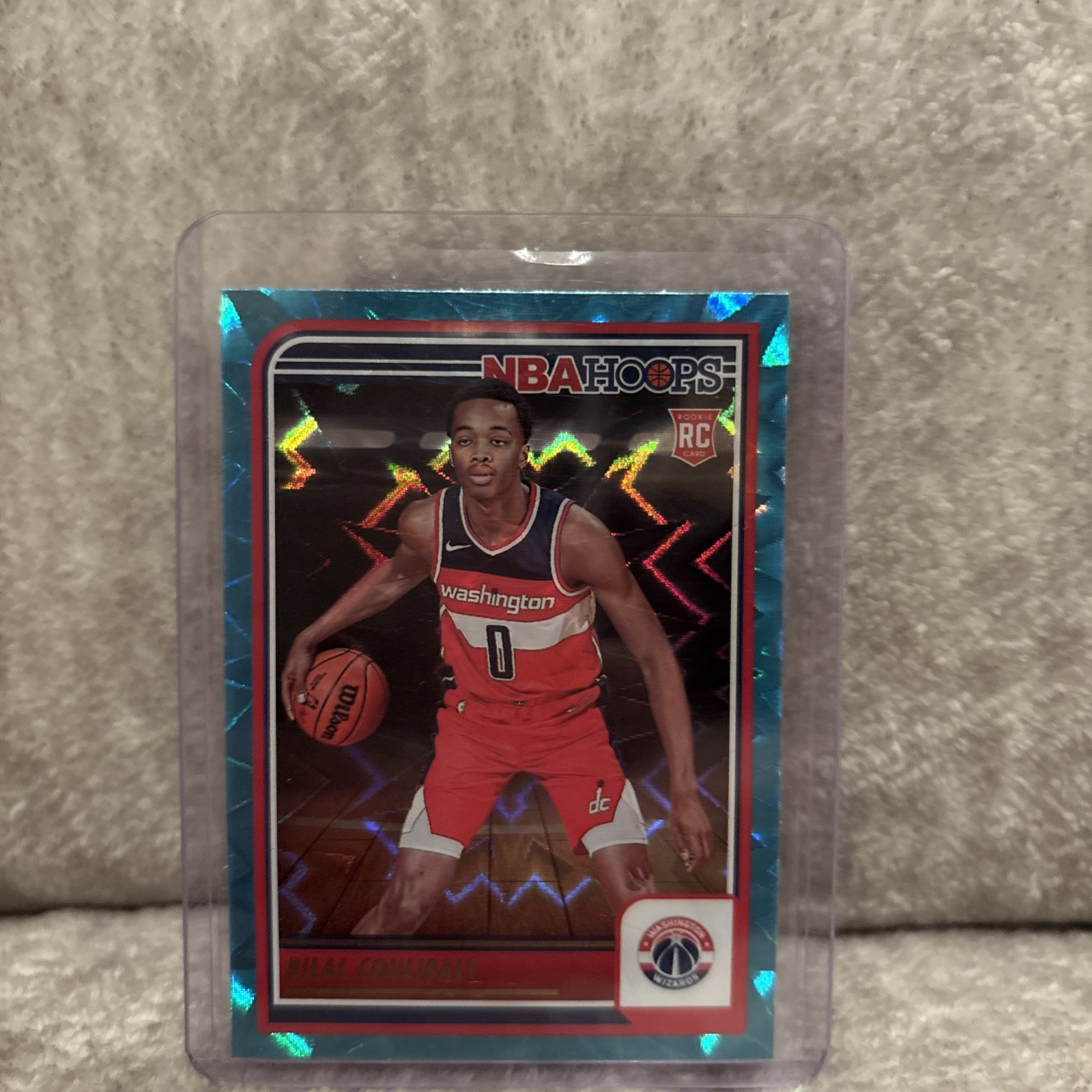2023-24 Panini NBA Hoops - Rookies Bilal Coulibaly #276 Teal Explosion (RC)