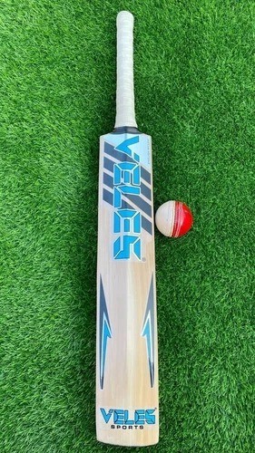 Adesivo inglese salice mazza da cricket alta qualità grado 1° VELES sport blu - Foto 4 di 6