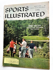 SPORTS ILLUSTRATED MAGAZINE, August 25, 1958, Pine Valley G. C.