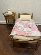 1990s Pleasant Company American Girl ADDY Rope Bed & Nightstand *See Details