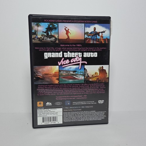 Grand Theft Auto: Vice City (Sony PlayStation 2, 2002) CIB w/ Manual + Map PS2 - Picture 3 of 3