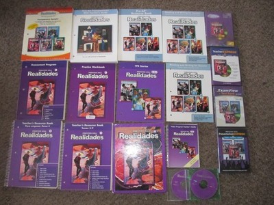 REALIDADES 1 Prentice Hall Pearson Student Teacher Edition Resources SET LOT