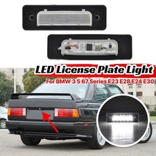 2X Kennzeichenbeleuchtung Nummernschild für BMW 3er 5er 6er 7er E30 E28 E24 E23