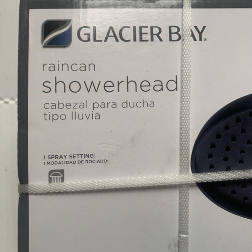 Glacier Bay Raincan Shower head, 1 Spray Setting, 1.8gpm Matte Black (WYZ) - Picture 6 of 10