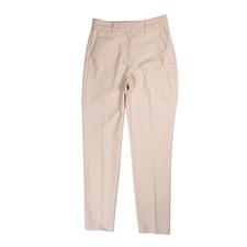 H M Cream Ankle Trousers Womens Size 4 Straight Leg Work Pants