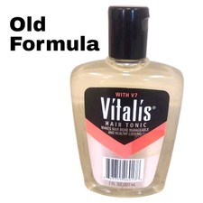 Vitalis Hair Tonic Liquid with V7 Old Formula Hydroabietyl Alcohol 7 FL oz