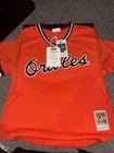 Cal Ripken Jr Autographed Orioles Signed Mitchell Ness Baseball Jersey Fanatics