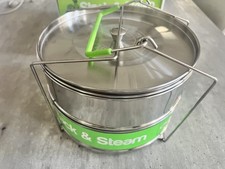 NEW Clayborne Stack & Steam Pot - 3 qt Saucepot & Steamer Insert Pot Set