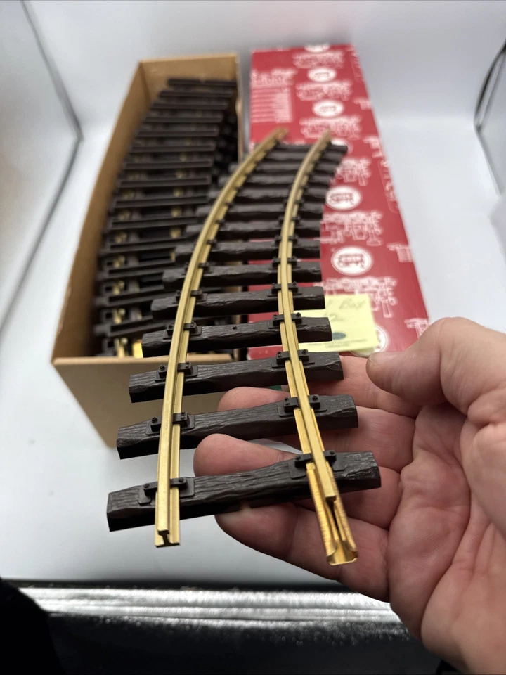 LGB 12 X 15000 G Scale Wide Radius Curved Tracks Sections Full L/N In Box - Image 3 of 4