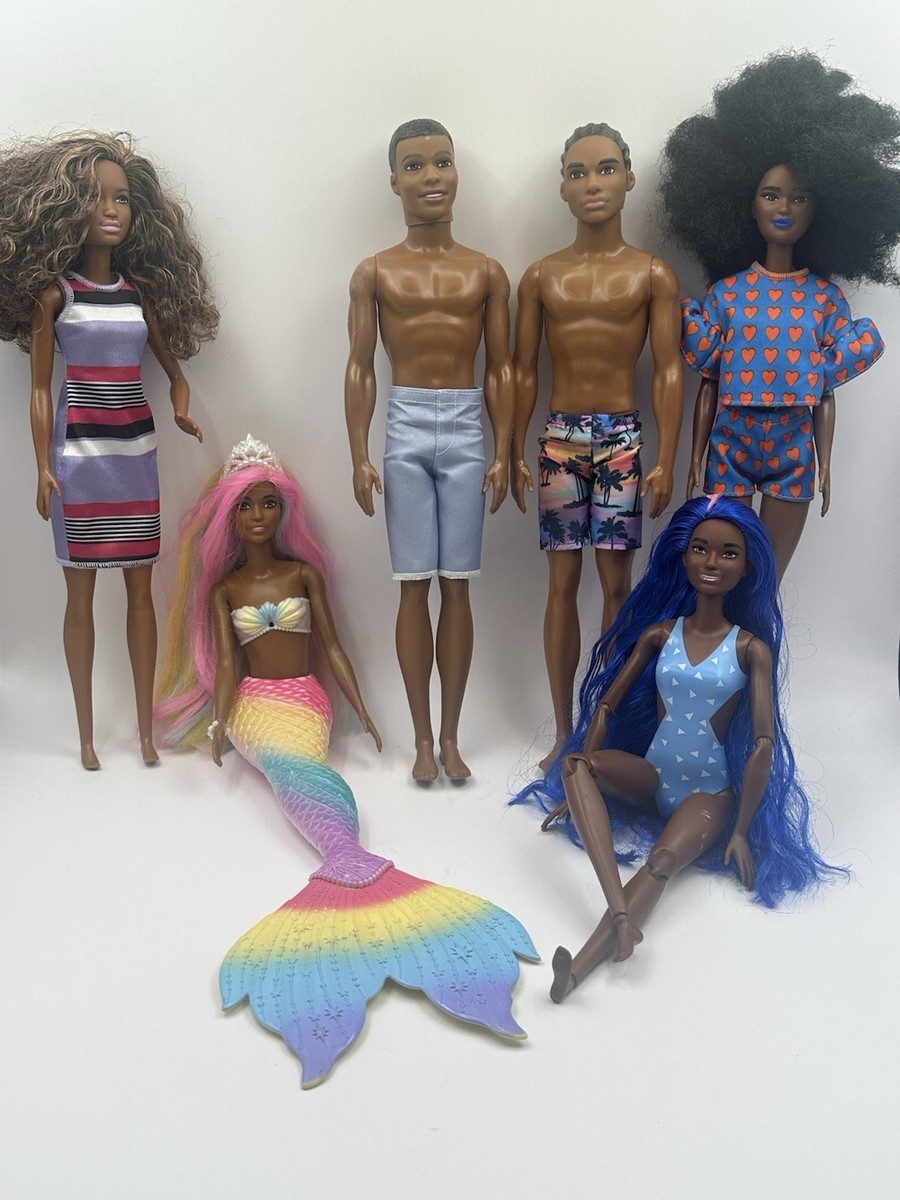 Mattel Dark Skin Barbie Ken African-American Fashionistas 1980