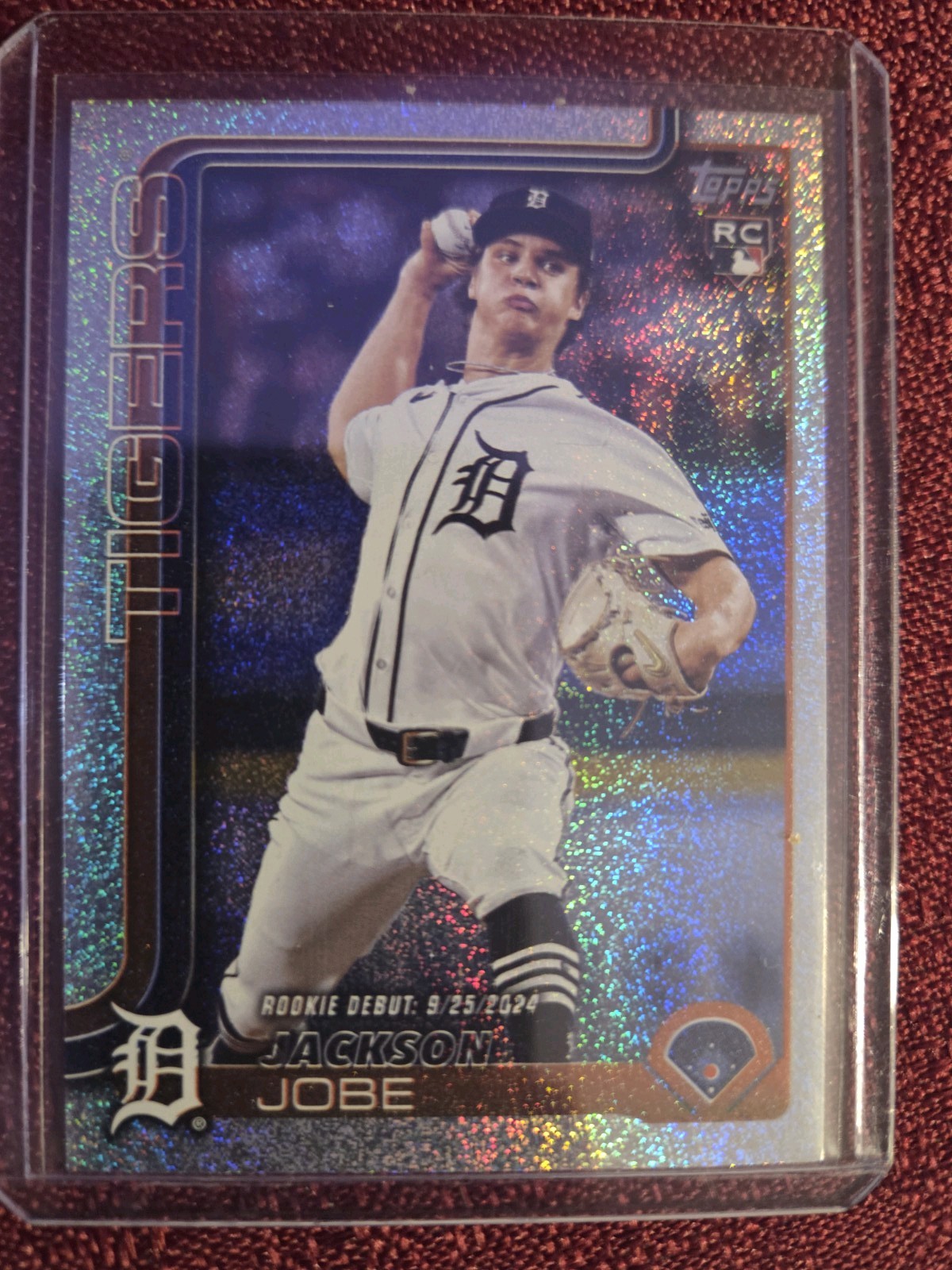 2025 Topps Update Series Rookie Debut Jackson Jobe #US193 Sandglitter (RC)