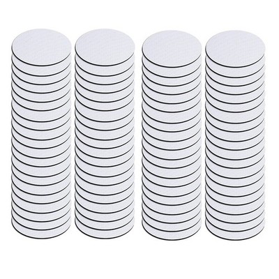 80 Stck. Sublimation Leere Tasse Untersetzer Großpackung, 4 x 4 Zoll Runde Leere Tasse Matte Gummi 2608