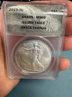2013 S ANACS MS69 American Eagle Silver Dollar $1 - .999  #2007