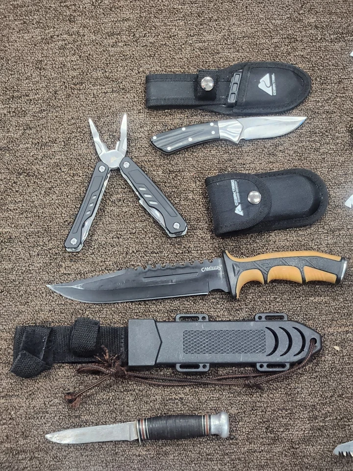 Lote de cuchillos #1 Ozark Trail Remington Gerber Wartech Camillus Elitedge usados bonitos Foto 2 de 4