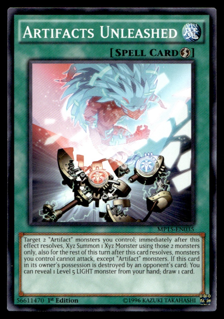 Artifacts Unleashed - MP15-EN035 - 1st Edition - YuGiOh | Buy 3 Get 5 Free