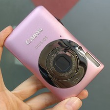 Canon IXUS 105 Compact Digital Camera 12.1MP Silver 4X Zoom PiNK English