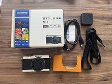 Olympus Stylus SH-1 Silver Compact Digital Camera 24x Zoom OC Confirmed From Jap