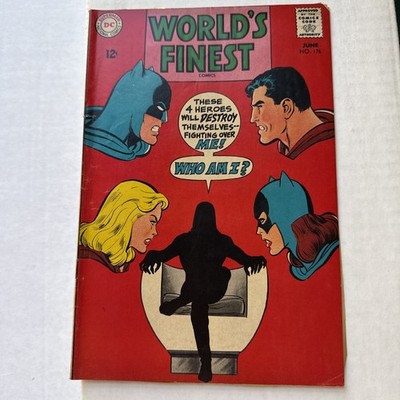 World's Finest #176 Superman Batman The Superman-Batman Split Silver Age 1968