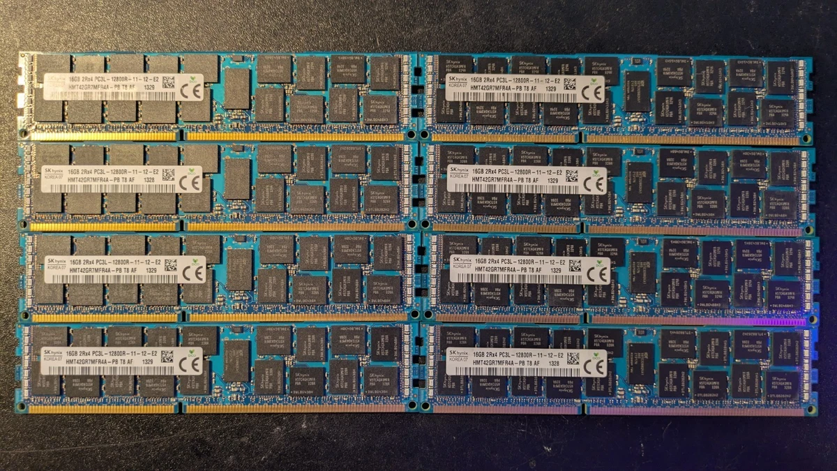 64GB(16GBx4)PC3L-12800R サーバ用メモリ PC3-12800 (DDR3-1600) 16 GB ECC Network Server Memory (RAM) for