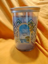 Yankee Candle Co 20 Oz. Glass Jar Double Wick Azure Sky Made In USA Brand New
