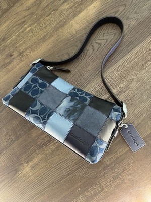 COACH Coachtopia Small Alter Ego - Denim/Multi/Sig Patchwork