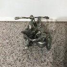 Partha Pewter 1991 skeletons on motorcycle and sidecar red crystal eyes — photo 6
