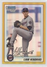 2010 Bowman Chrome Prospects Gold Refractor 41/50 Liam Hendriks #BCP183 0m8
