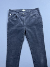 EILEEN FISHER Pants 8 Corduroy Slim Jegging Pull On Organic Cotton Tencel Black
