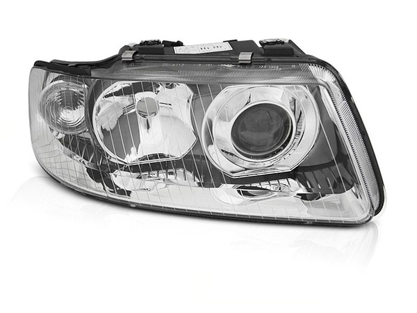 Scheinwerfer Halogen Rechts FüR Audi A3 8L Facelift Bj. 00-03 FüR LWR H1 H7 TYC-image