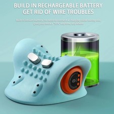 Hugterra Neck Massager 2025, Neck and Shoulder Relaxer with Heat, 3 Modes, Porta