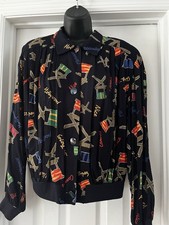 Vintage Carole Little Lightweight Jacket Size 10 Buttons