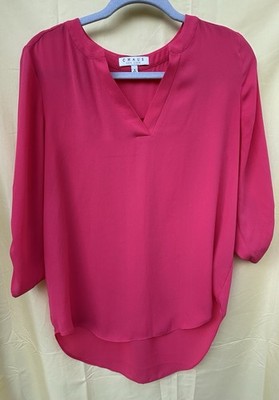 Chaus New York Women's Blouse, Fuchsia, Size Small