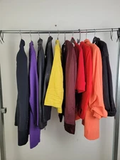 10 Mixed Brand Womens Jackets Mixed Sizes & Styles Multi Used F2