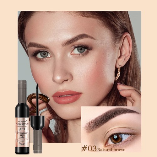 Tearing Eyebrow Gel Dyeing Eyebrow Cream Waterproof Anti-staining Lasting Makeup - Picture 3 of 21