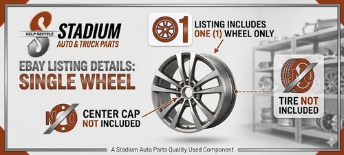 Wheel 18x7-1/2 Alloy Wide Spoke Natural Opt Wpt Fits 09-14 CHALLENGER 1433469 - Picture 4 of 15
