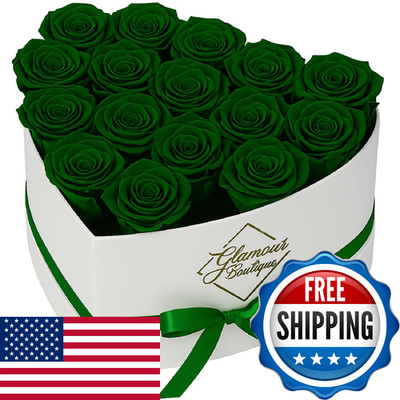 GLAMOUR BOUTIQUE Preserved Roses in a Box - Gifts for Her, Wife & Mom, Rose Flow