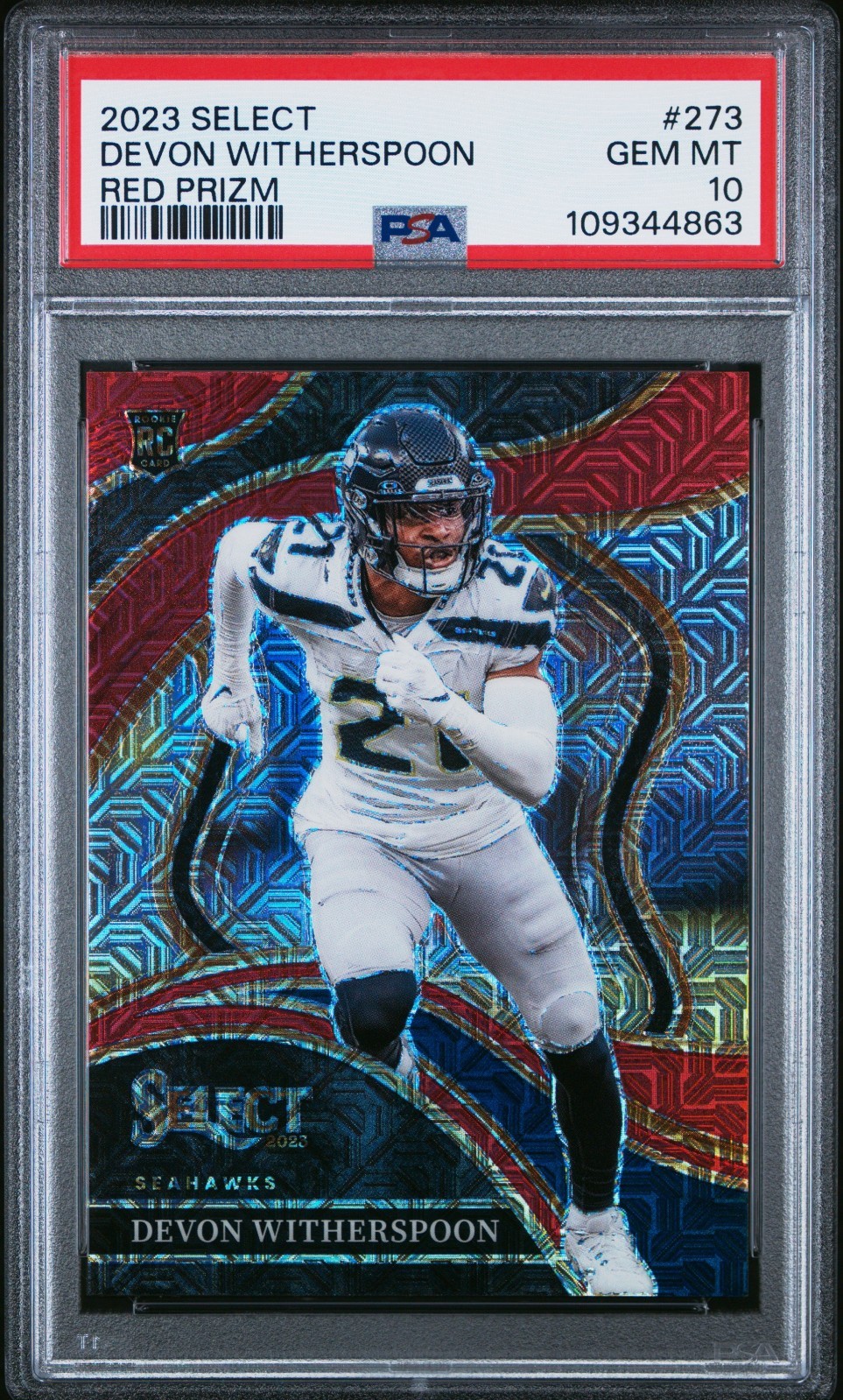 Devon Witherspoon Panini Select #273 Red Prizm