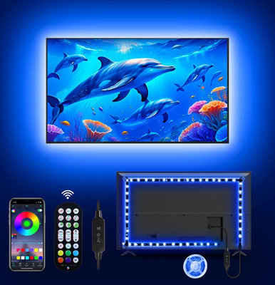 LED Lights for TV, 13.1Ft TV Lights for 45-60In, Music Sync Color Changing Tv Ba