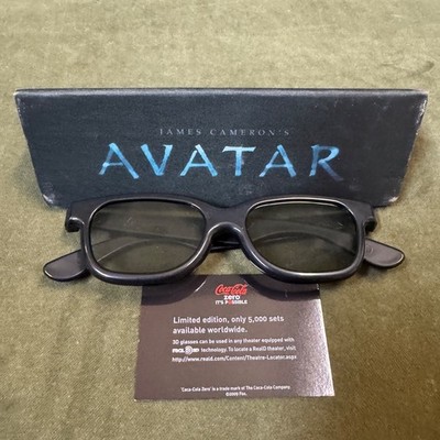 2 Disney's James Cameron Avatar Real 3D Glasses Limited Edition of 5000 NIB Rare