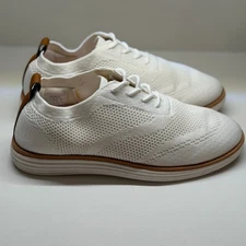 Bruno Marc Grand-02 Knit Dress Sneakers White – Men’s US 9.5