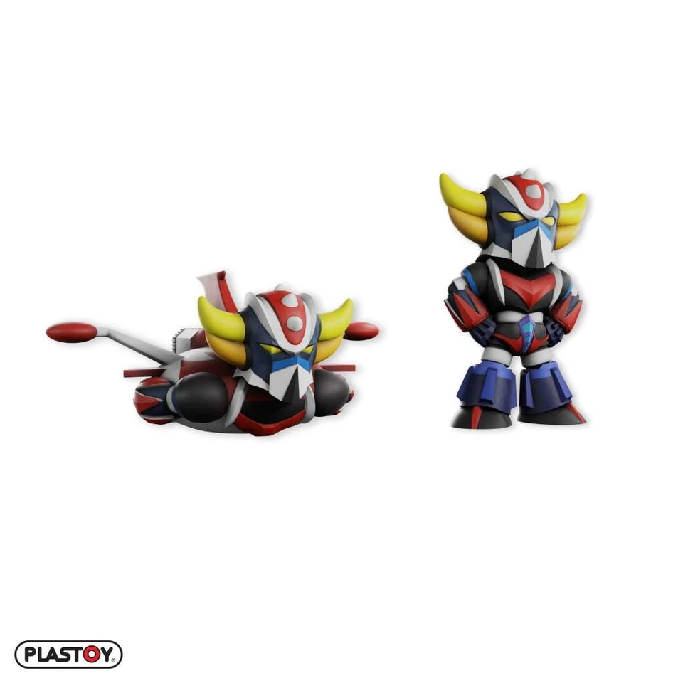 Ufo Robot Grendizer Goldrake Standing & Spazer Duo PVC Figure PLASTOY - Immagine 3 di 4