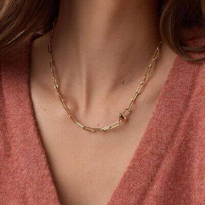 Titanium Steel Heart Shape Necklace