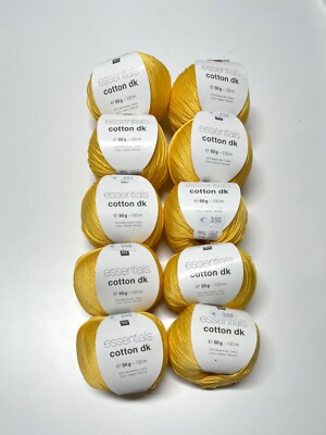 Rico Design ,,Essentials Cotton dk   Fb 063-banane 10x50g