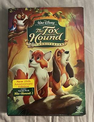 Disney Fox and the Hound Dvd 25th Anniversary Limited Edition