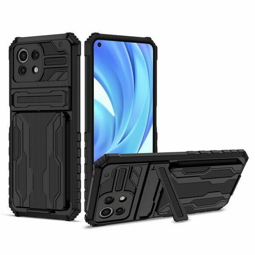 For Xiaomi Poco X3/M3 Redmi Note 10 Pro 10X Card Holder Heavy Duty Case Cover - Picture 10 of 14