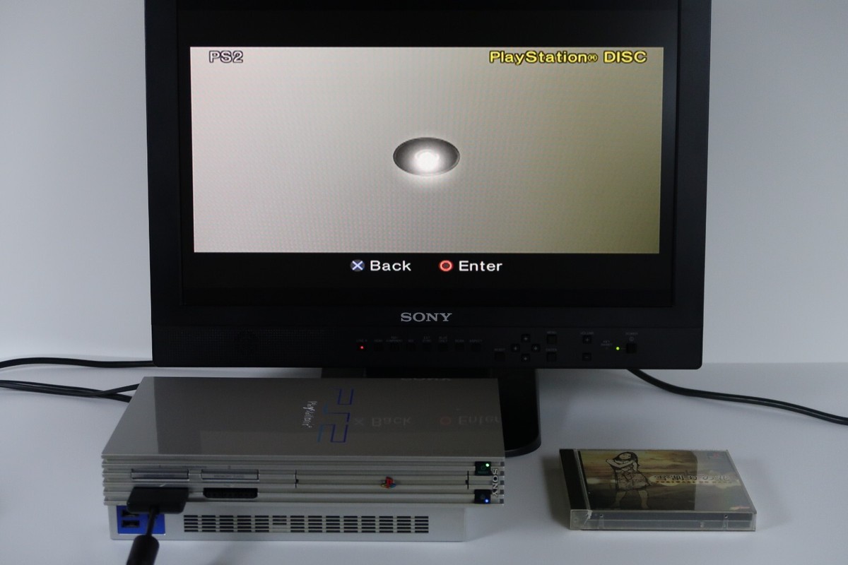 Playstation 2 PS2 Console System SCPH-39000 S Silver NTSC-J