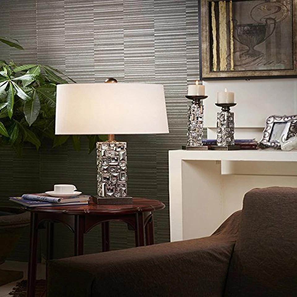 Ore International K-4289T 台灯, 哑光 金色 青铜 — 第 2/2 张图片